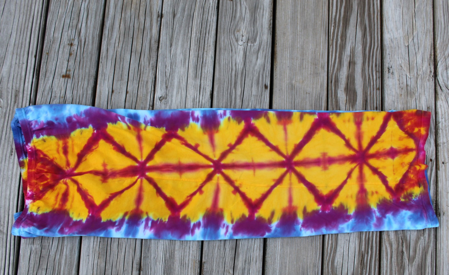 Large Ladies Tie Dye Palazzo Pants Wide Leg