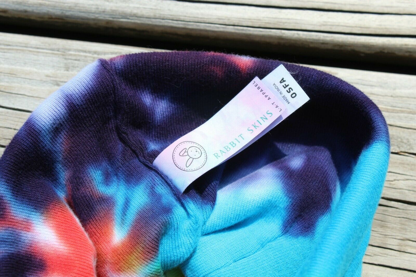 Tie Dye Infant Beanie Cap Rabbit Skins Premium Jersey Baby Hat