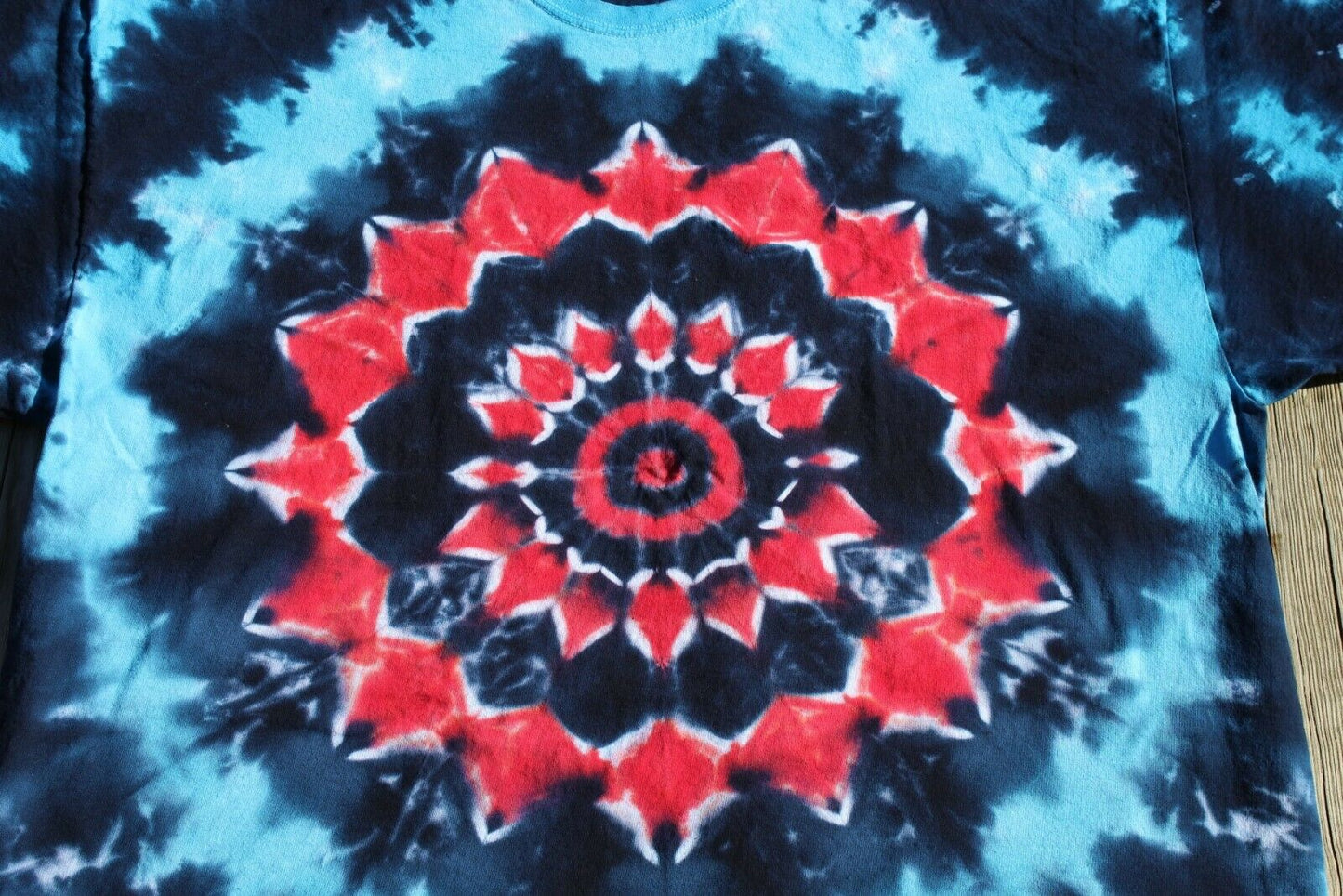 Mandala STAR Tie Dye T-Shirt Men's 4XL