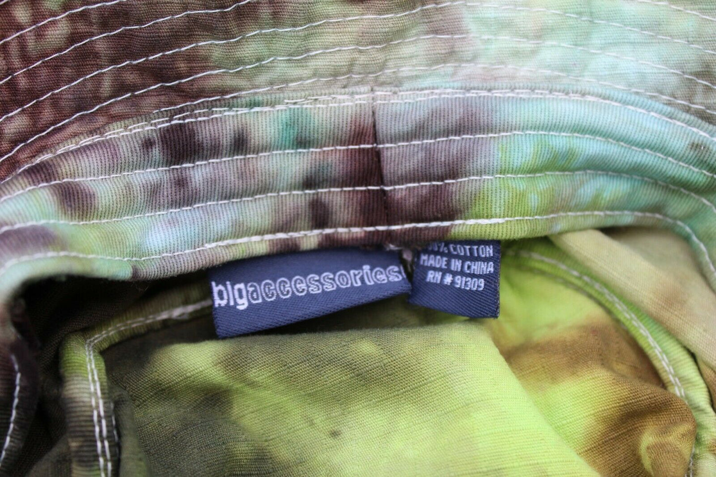 Tie Dye Boonie Hat 100% Cotton Ripstop Self Fabric Loop