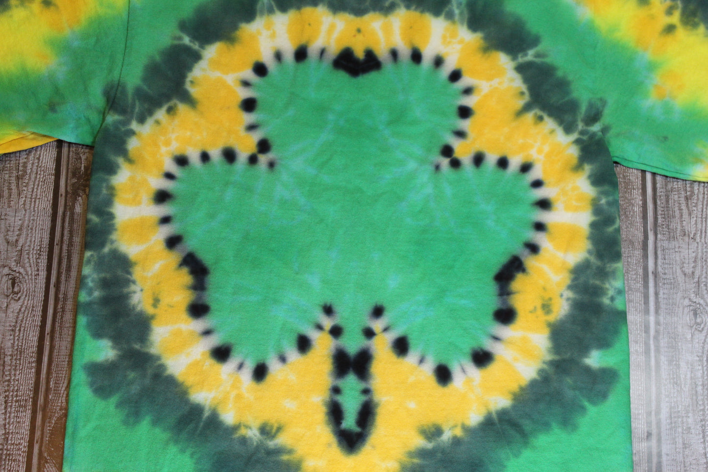 Shamrock Tie Dye T-Shirt Adult SMALL