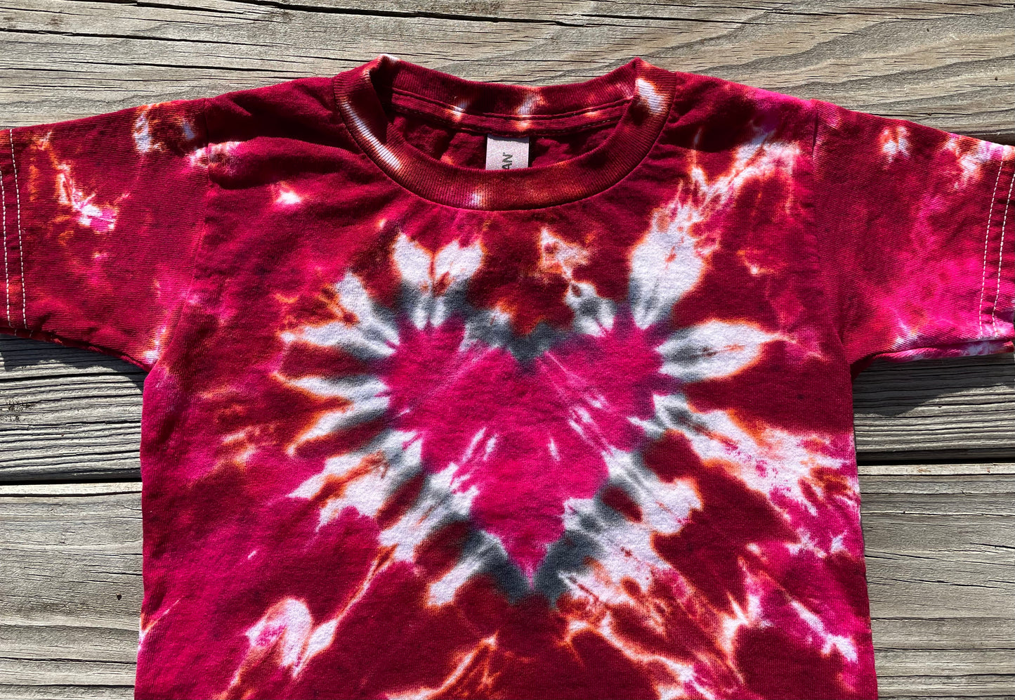 HEART Tie Dye Toddler T-Shirt - Size 4T
