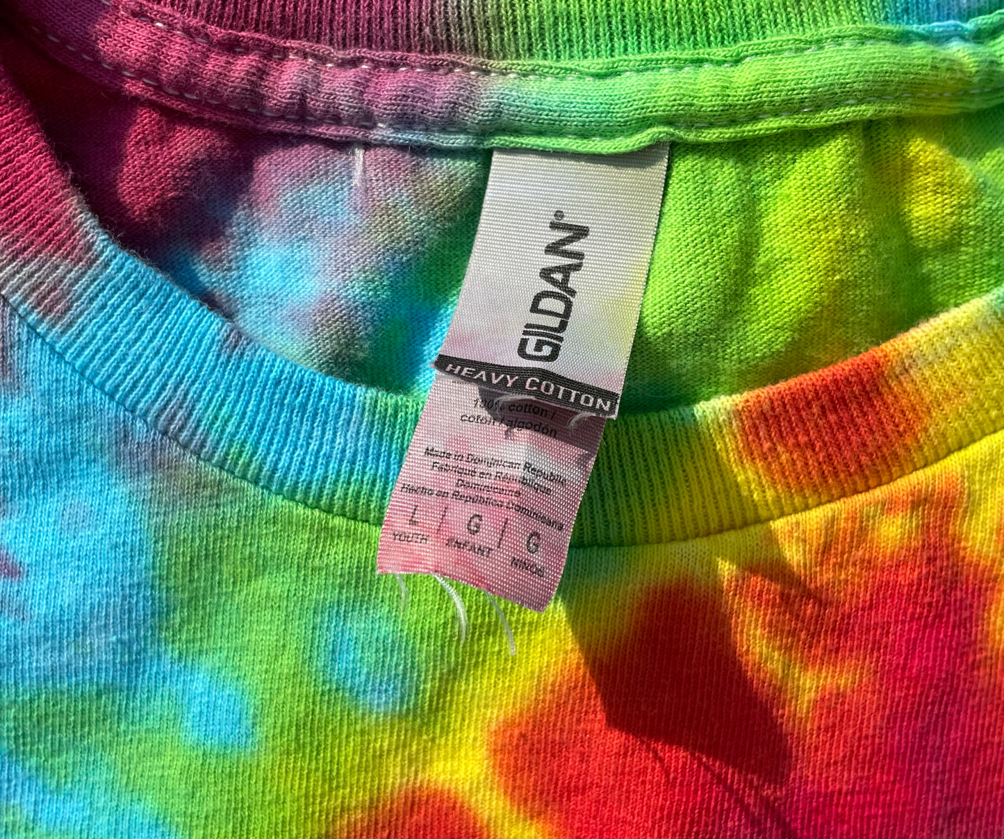 Good Vibes Tie Dye T-Shirt KIDS Large