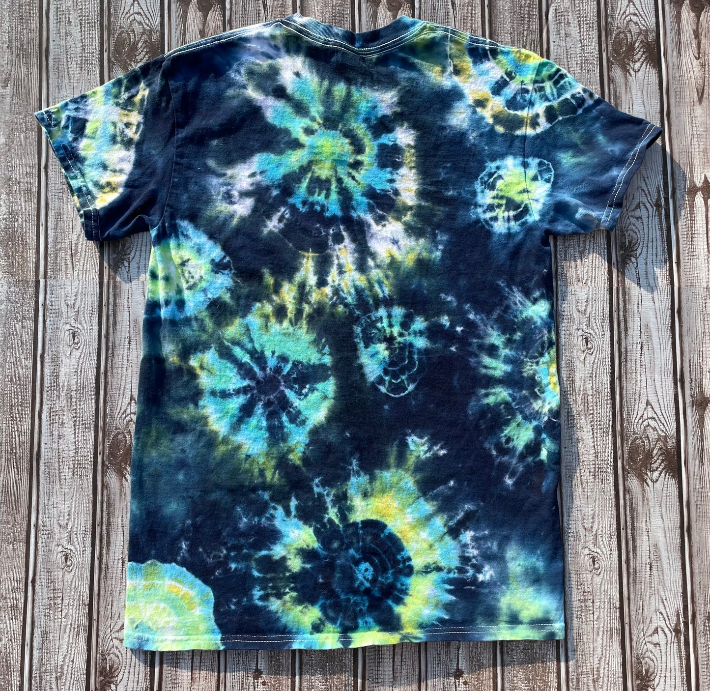 Love, Peace, & Axle Grease Tie Dye T-Shirt Adult Small