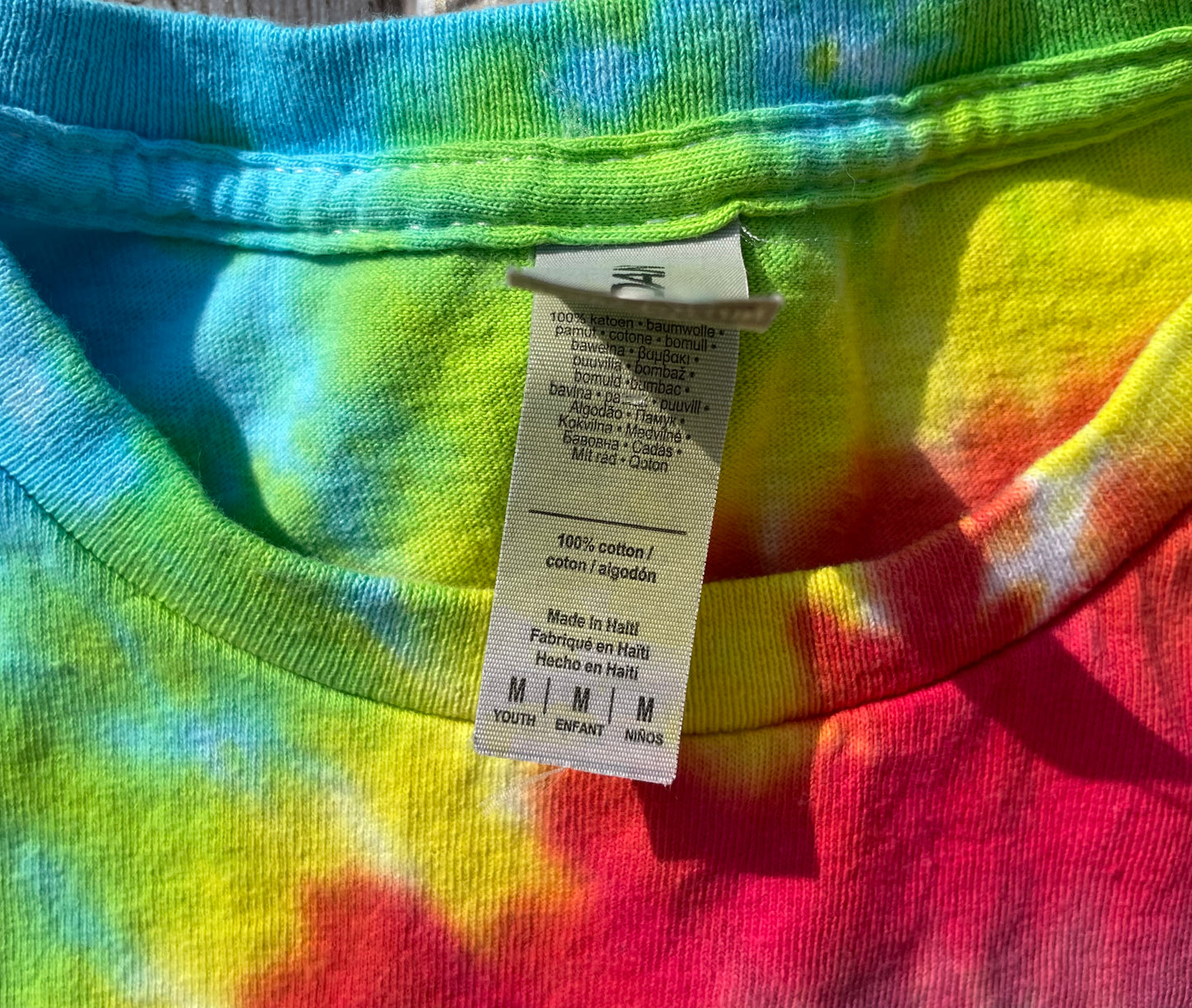 Good Vibes Tie Dye T-Shirt KIDS Medium