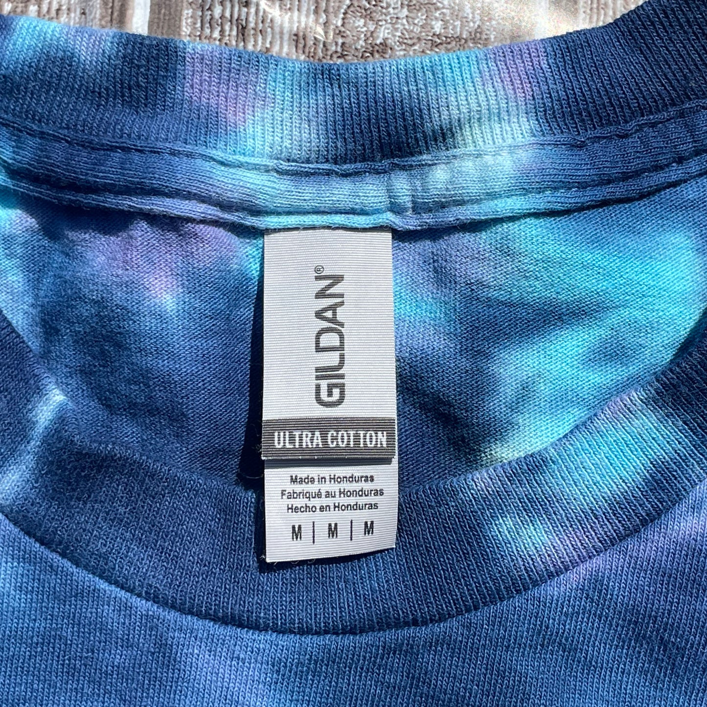 Galaxy Sun Moon Tie Dye T-Shirt Adult MEDIUM