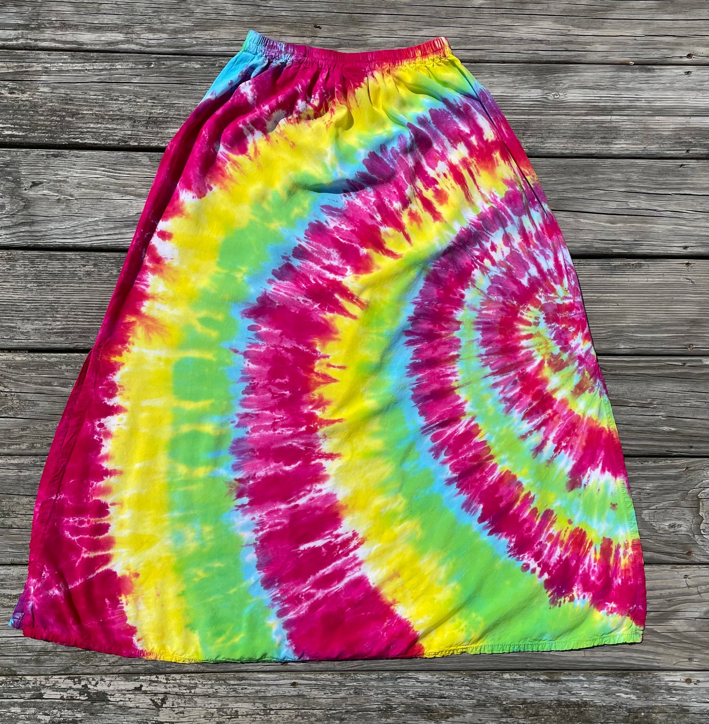 Tie Dye Maxi Skirt - Women's Small
