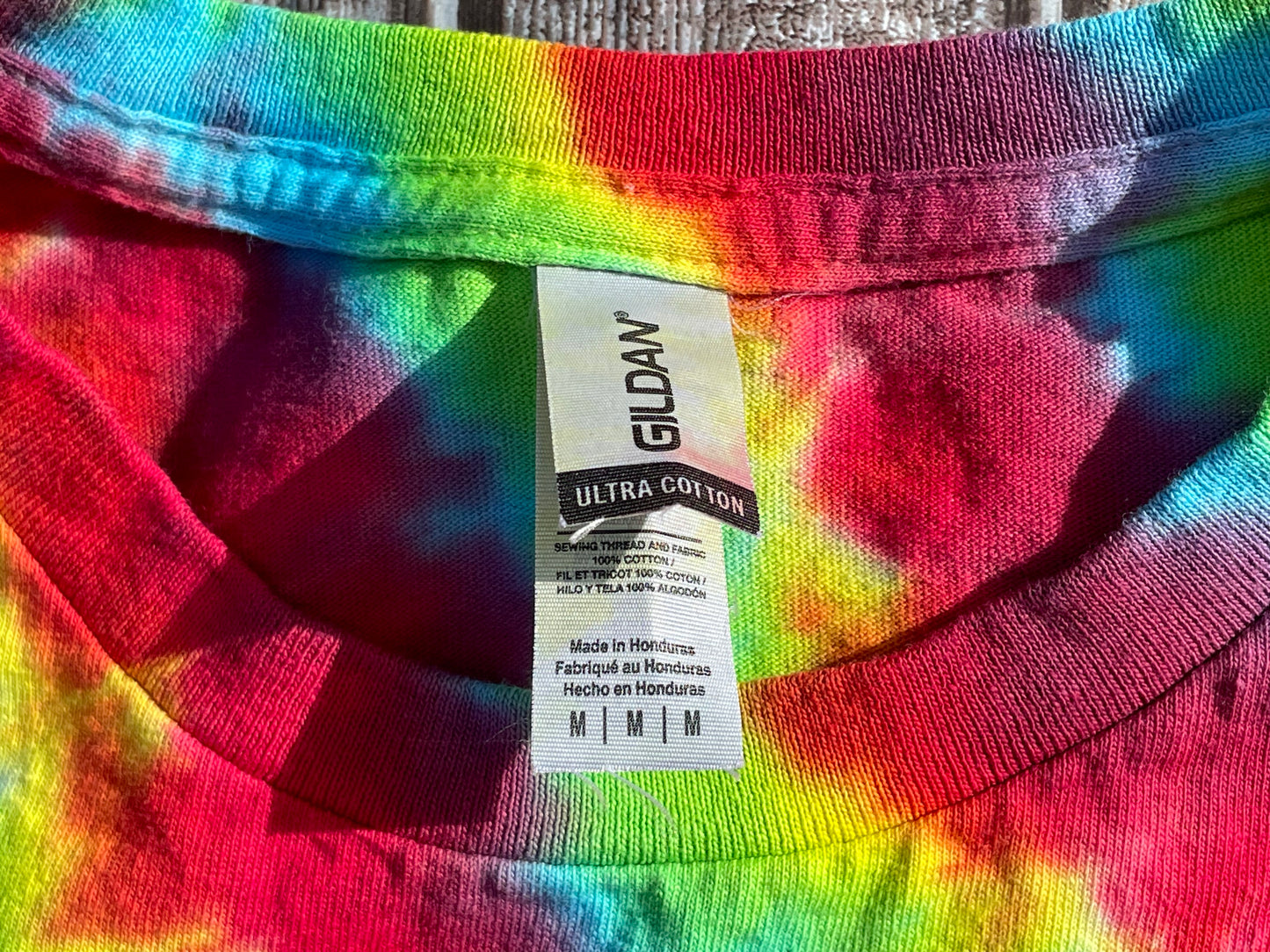 Guitar Tie Dye T-Shirt Adult MEDIUM - OOAK