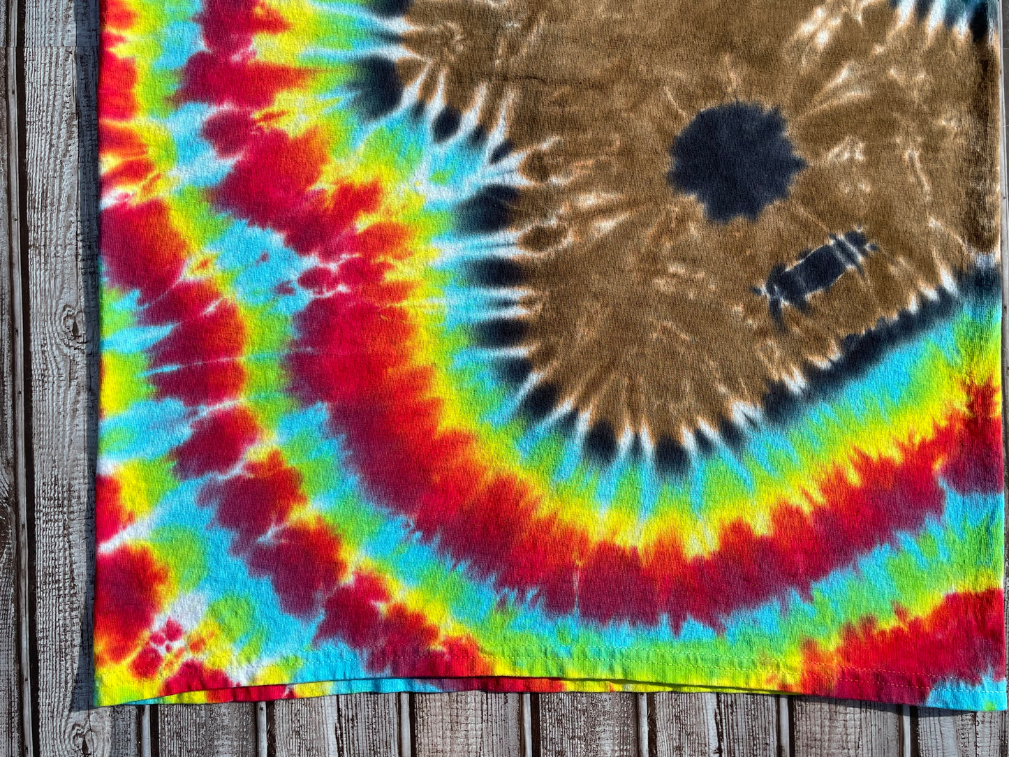Guitar Tie Dye T-Shirt Adult MEDIUM - OOAK