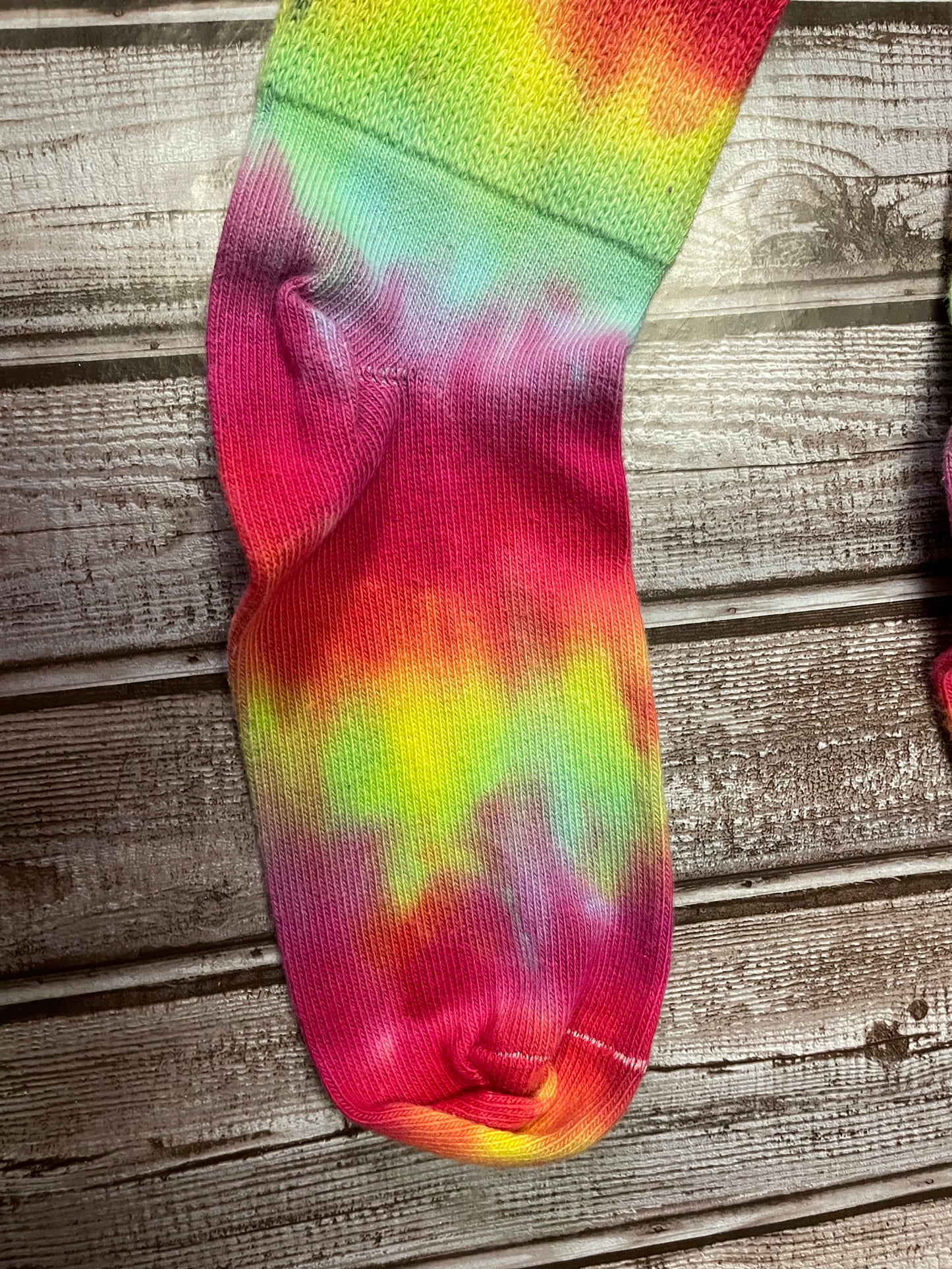 Thigh High Socks Rainbow Tie Dye Women’s 9-11