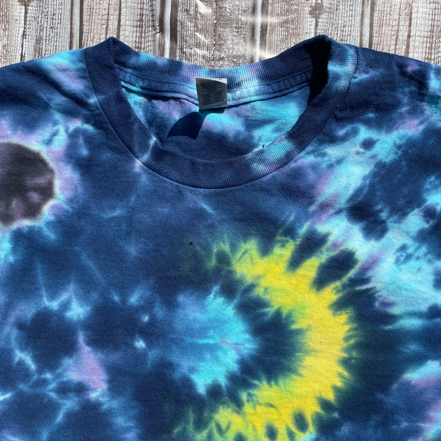 Galaxy Sun Moon Tie Dye T-Shirt Adult MEDIUM