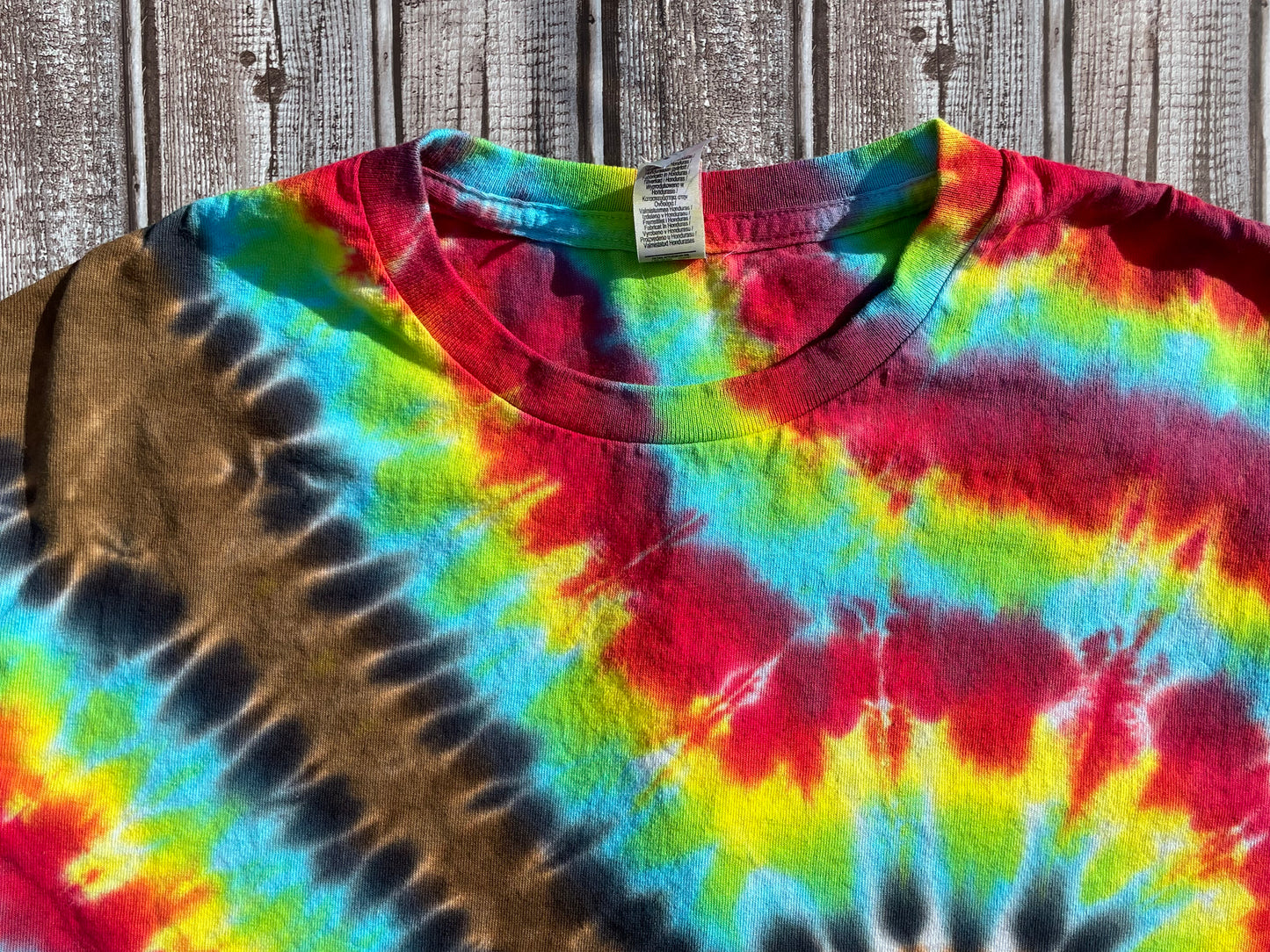 Guitar Tie Dye T-Shirt Adult MEDIUM - OOAK