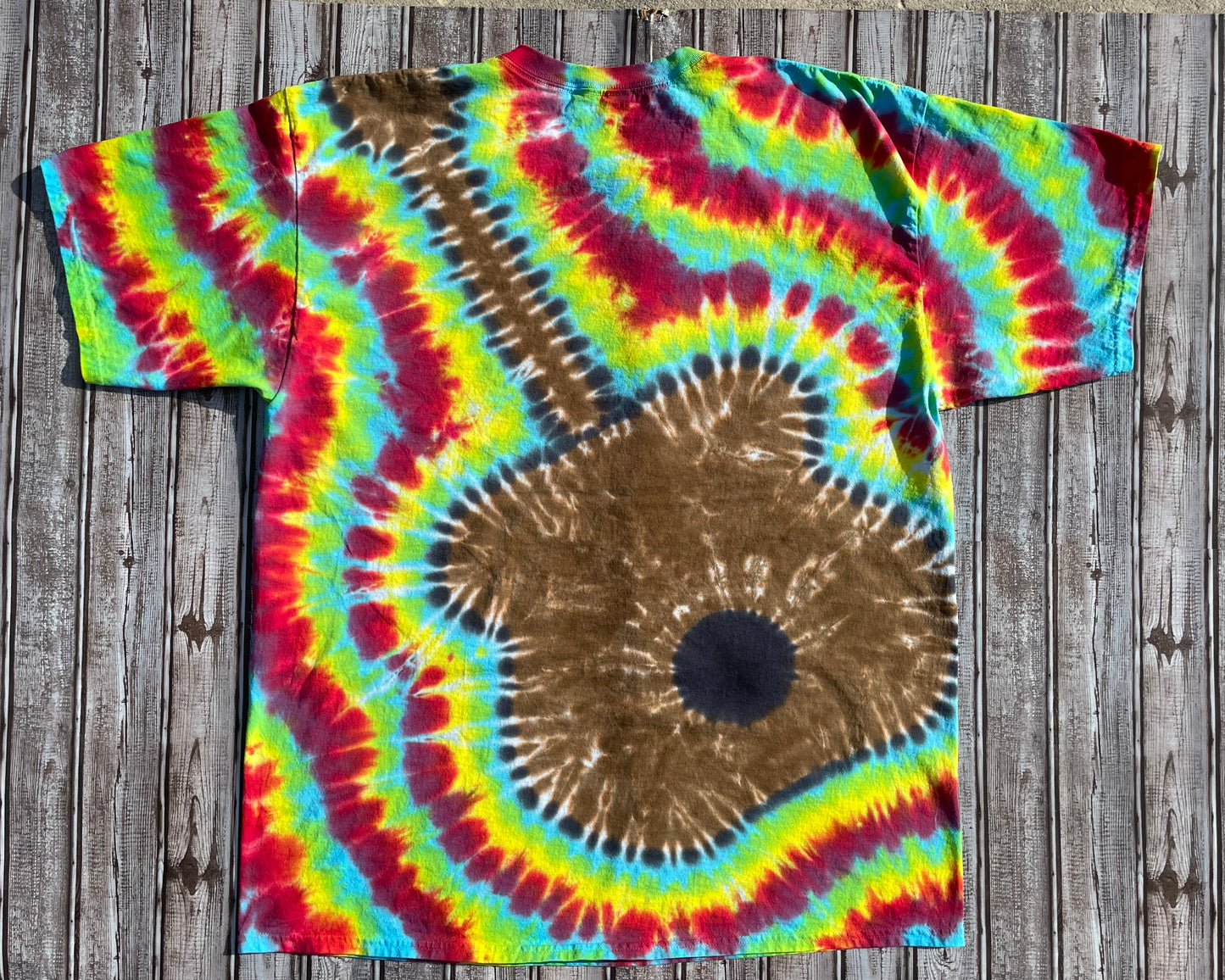 Guitar Tie Dye T-Shirt Adult 2XL - OOAK
