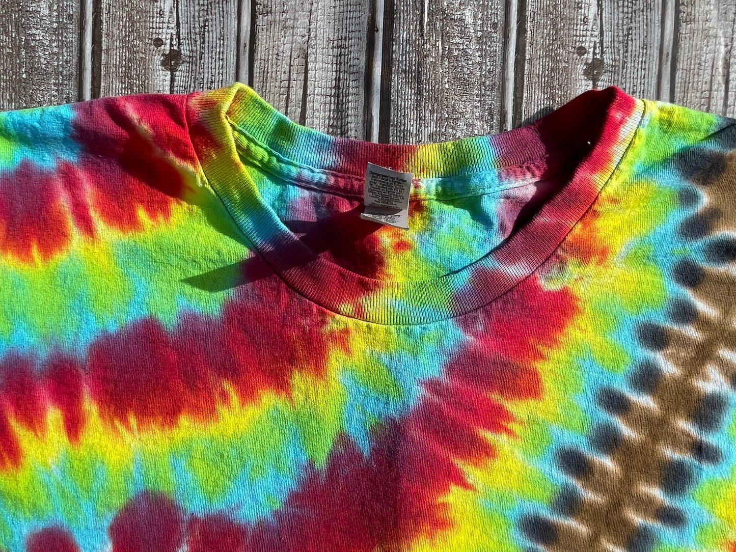 Guitar Tie Dye T-Shirt Adult 2XL - OOAK