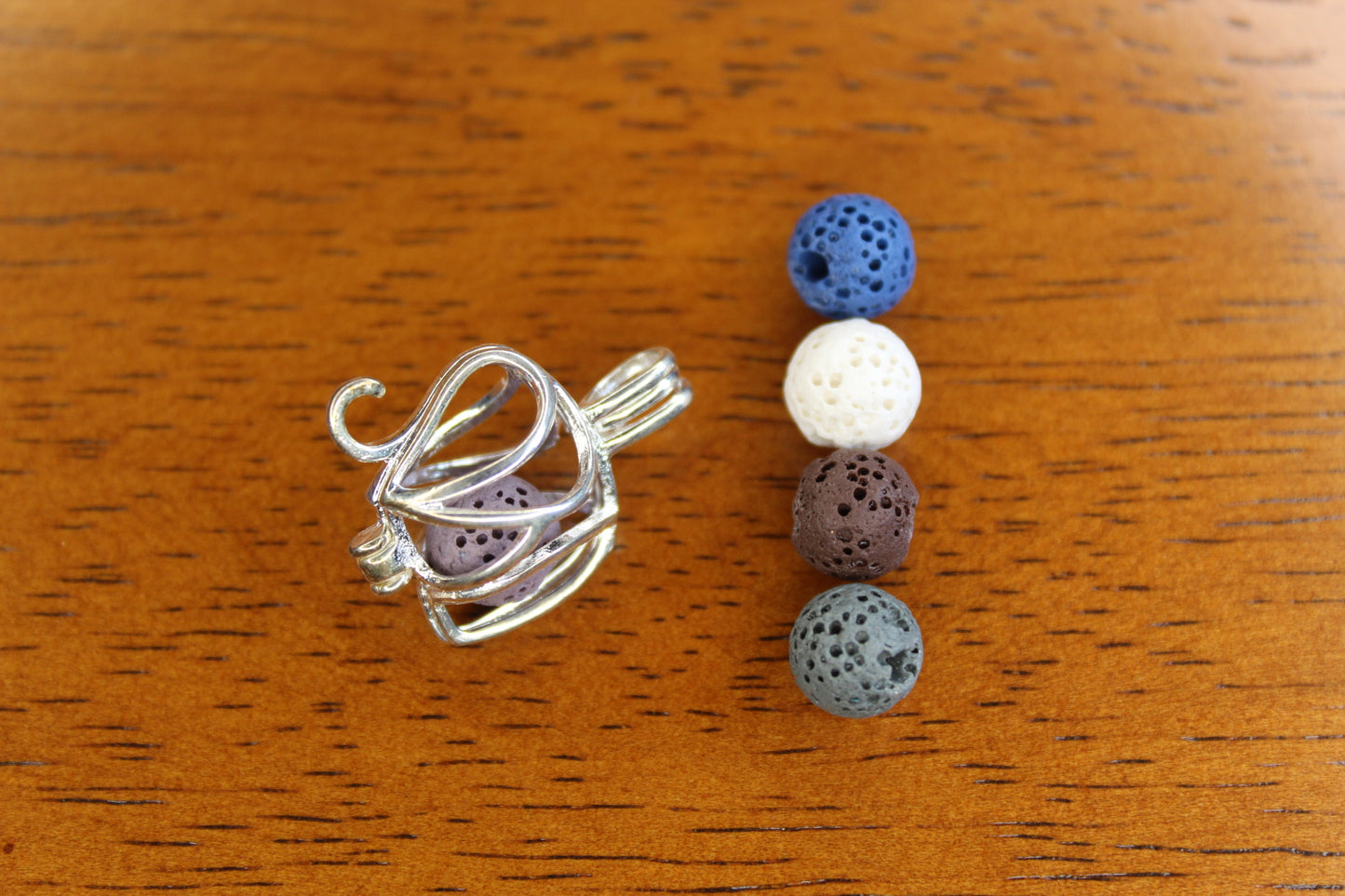 Sterling Silver Diffuser Necklace - Elephant