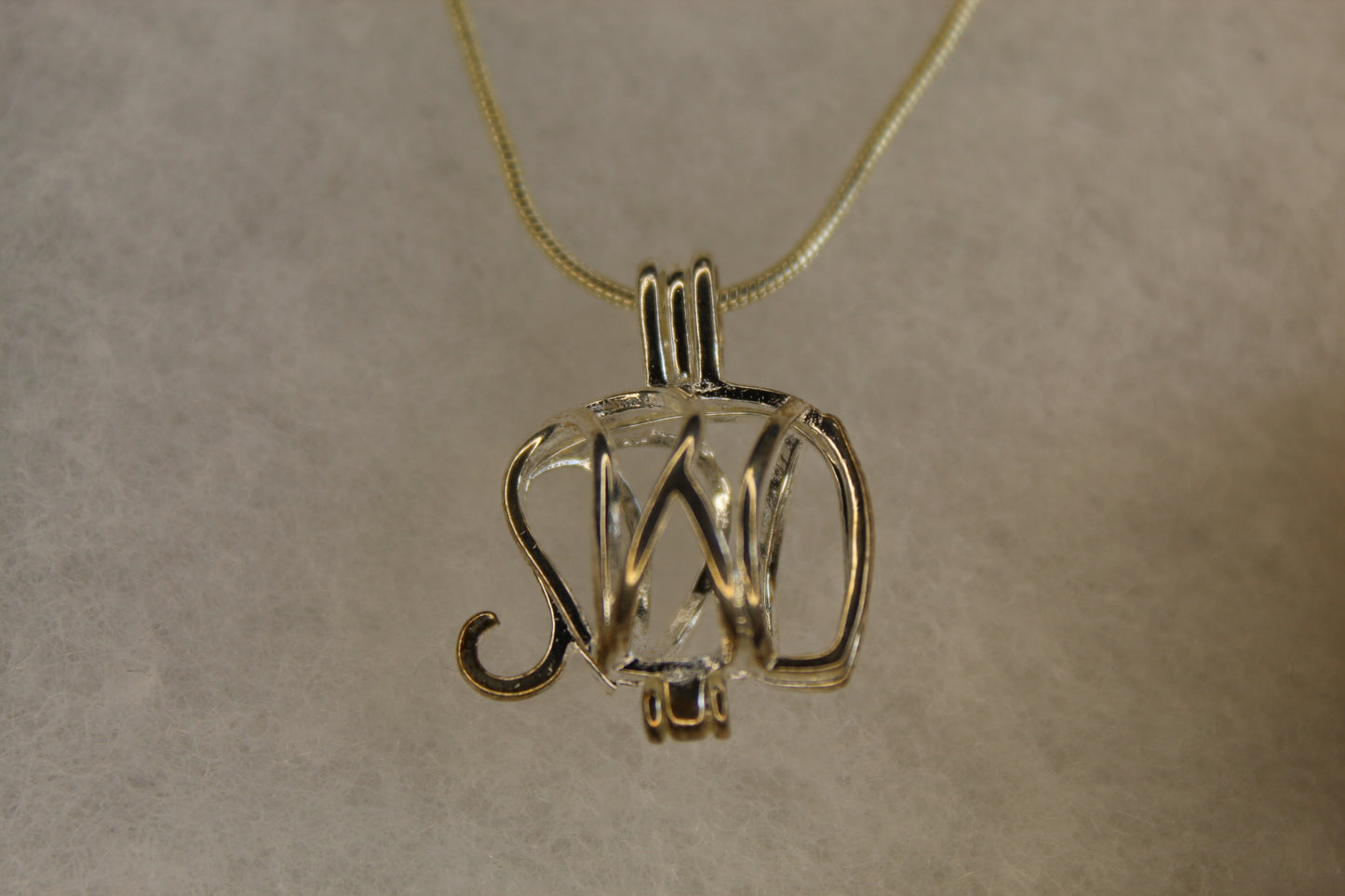 Sterling Silver Diffuser Necklace - Elephant