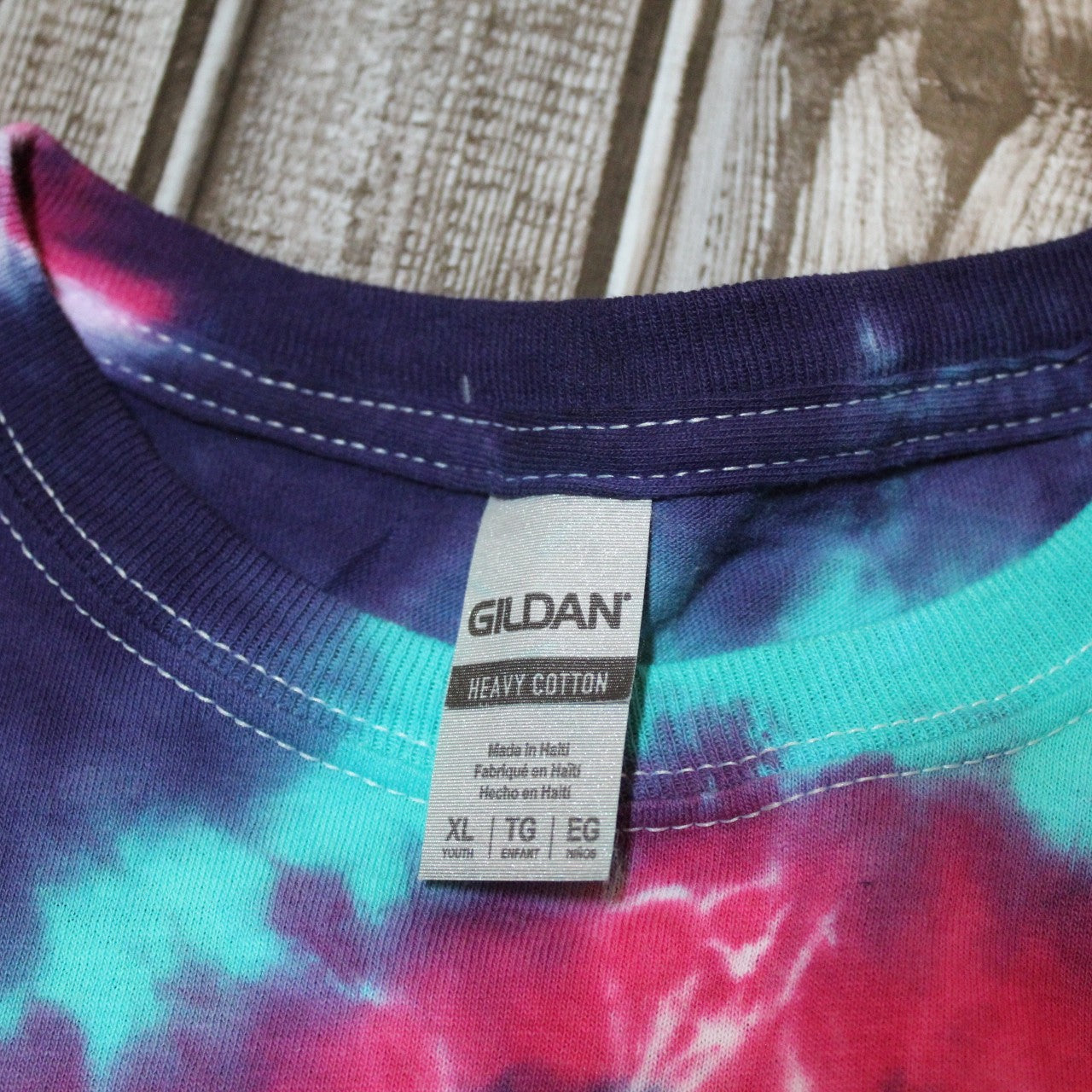 Unicorn Tie Dye T-Shirt KIDS XL - Glow-in-the-Dark