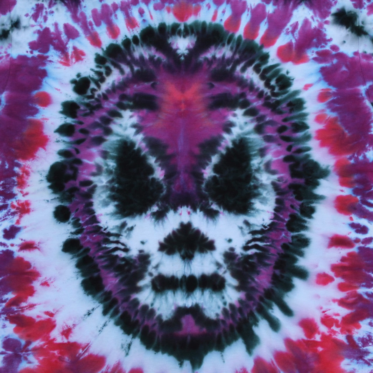 Wrestling Mask Silencio Tie Dye T-Shirt Long Sleeves Adult MEDIUM