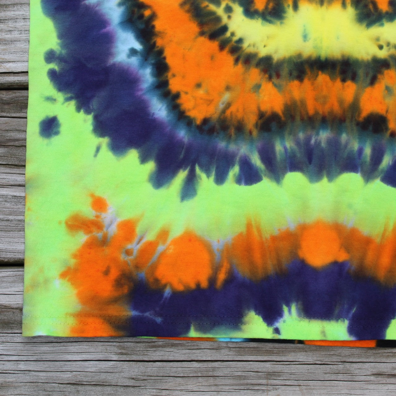 Jack O'Lantern Pumpkin Tie Dye T-Shirt KIDS XL