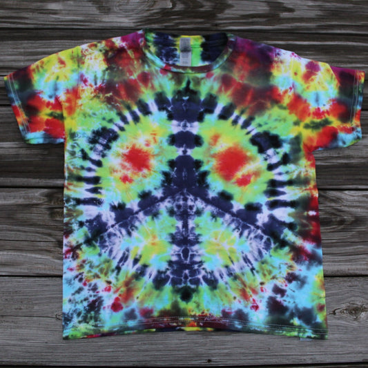 Peace Sign Tie Dye T-Shirt KIDS Small