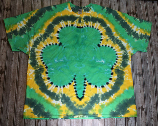 Shamrock Tie Dye T-Shirt Adult 3XL