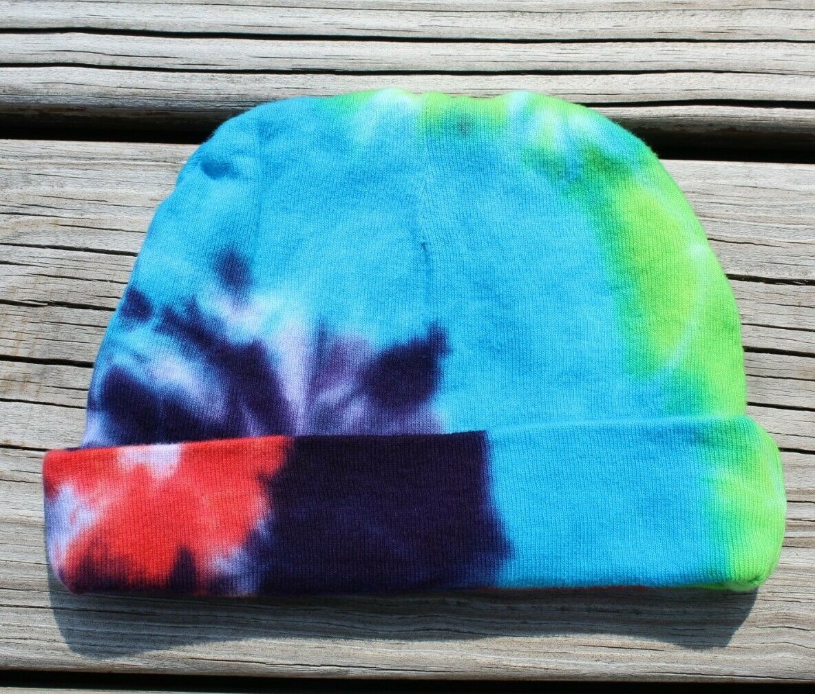 Tie Dye Infant Beanie Cap Rabbit Skins Premium Jersey Baby Hat