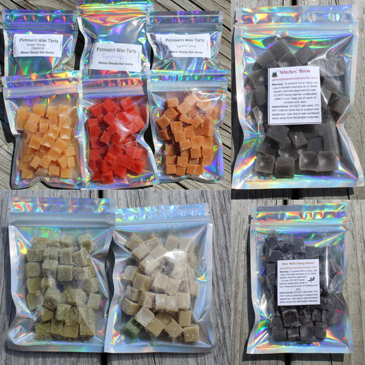 Wax Melts Tarts 2.5oz SUPER STRONG 30 pc Mini Cubes Handmade AUTUMN Scents