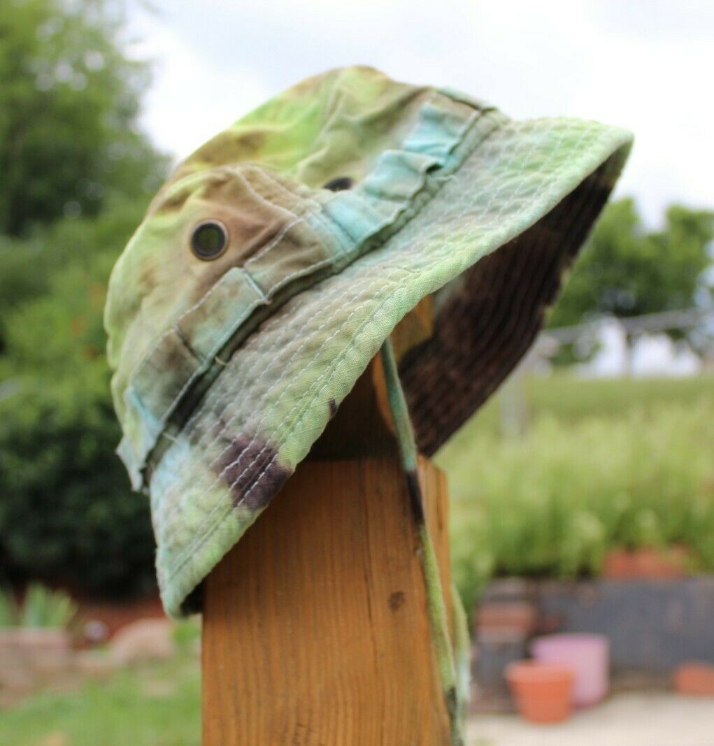 Tie Dye Boonie Hat 100% Cotton Ripstop Self Fabric Loop
