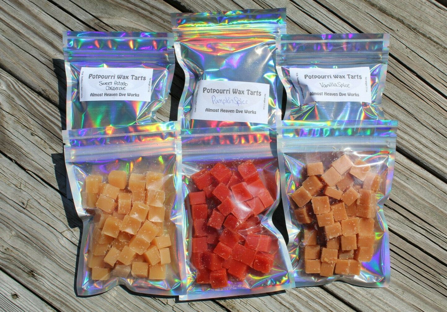 Wax Melts Tarts 2.5oz SUPER STRONG 30 pc Mini Cubes Handmade AUTUMN Scents