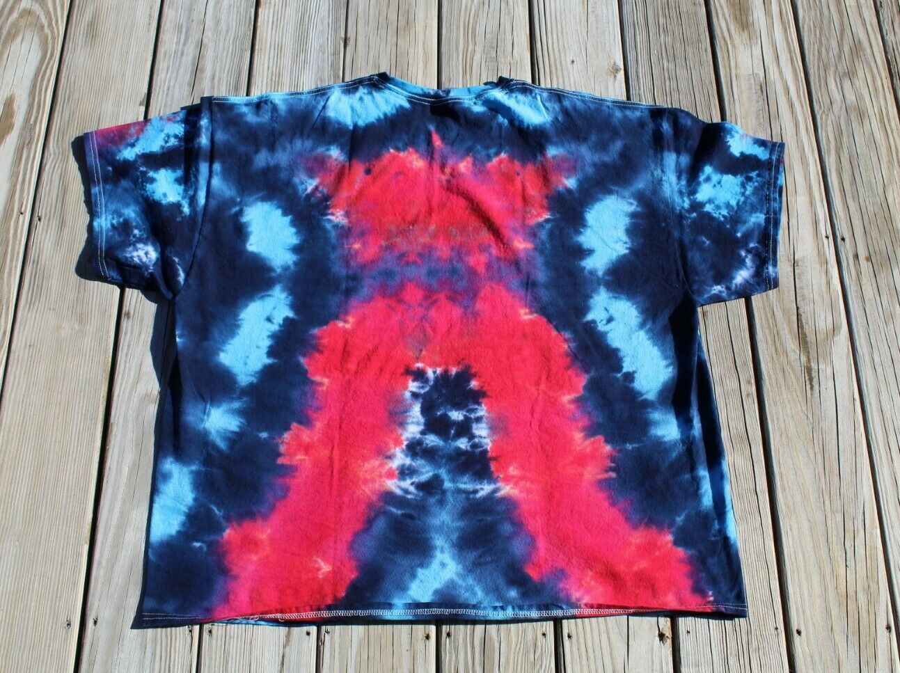 Mandala STAR Tie Dye T-Shirt Men's 4XL