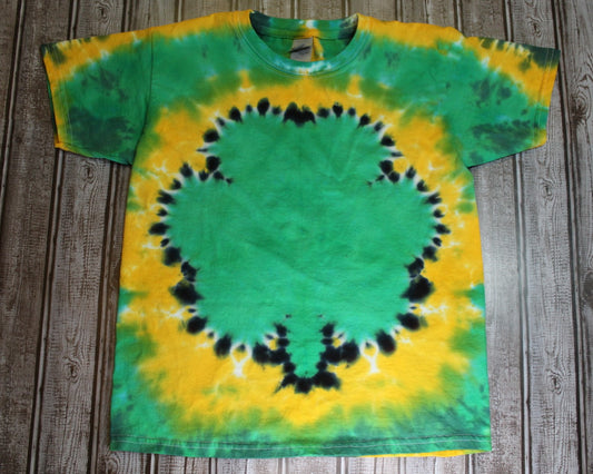 Shamrock Tie Dye T-Shirt KIDS Small
