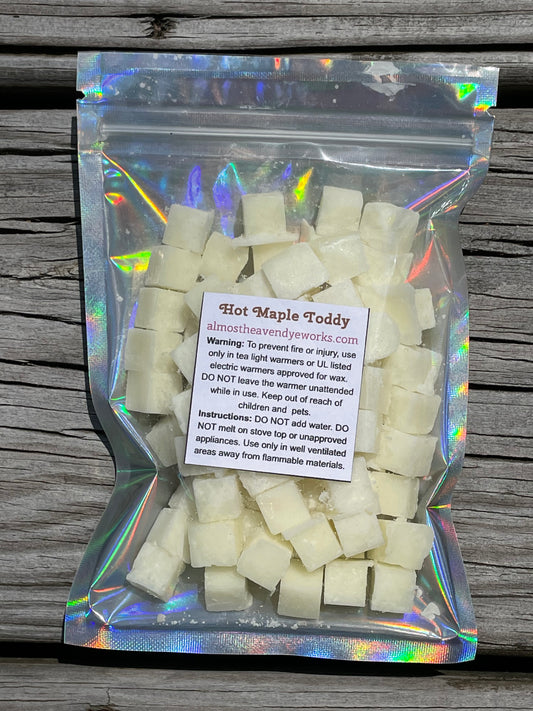 Wax Melts Tarts SUPER STRONG 40+ pc Mini Cubes Handmade HOT MAPLE TODDY Scent