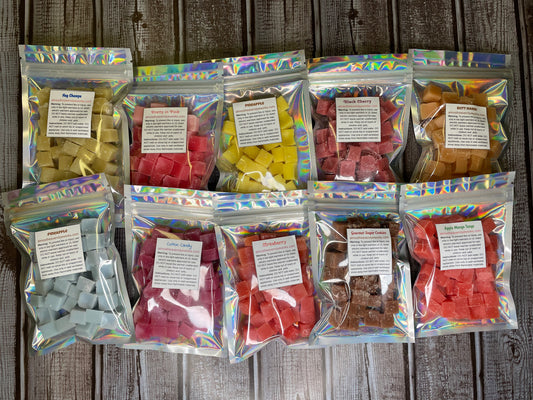 Wax Melts Tarts 2.5oz SUPER STRONG 30 pc Mini Cubes Handmade SPRING/SUMMER Scents