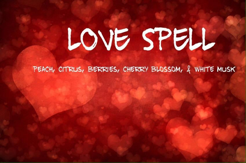 LOVE SPELL Wax Melts Tarts SUPER STRONG 40+ pc Mini Cubes Handmade 3 oz.